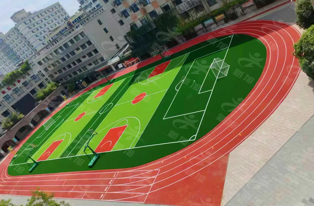 bb艾弗森官网全塑型自结纹塑胶跑道
