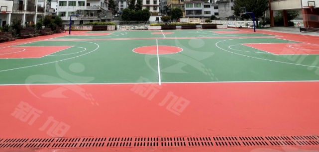 bb艾弗森官网运动场硅pu篮球场