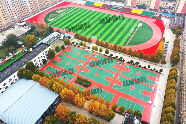商丘塑胶跑道完工